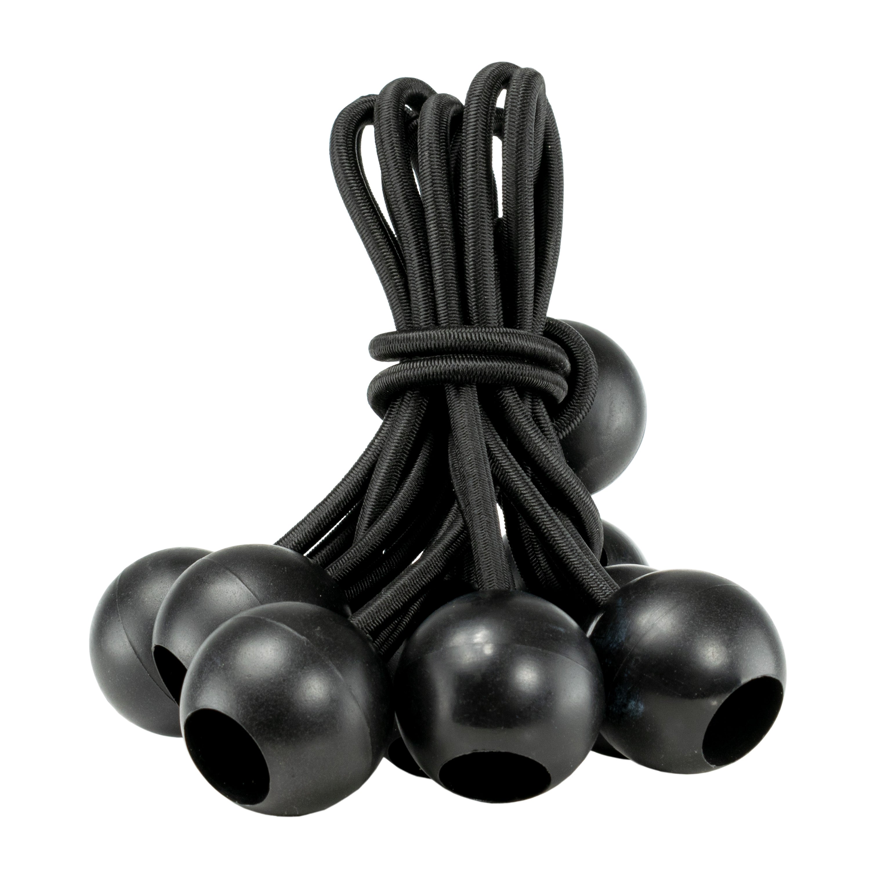Green/Brown L-Grade Tarpaulin with Bungee Balls (Black)